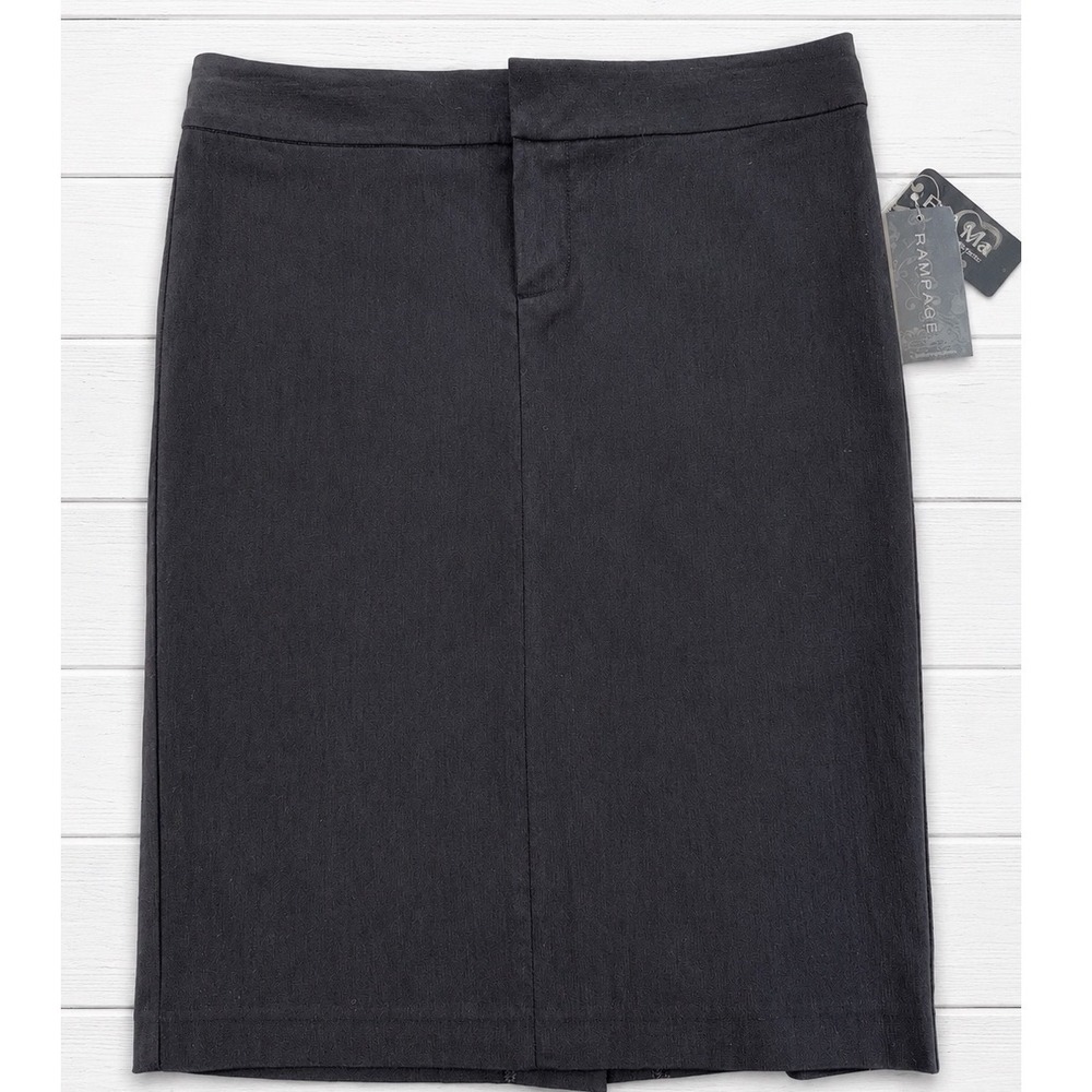 Rampage Pencil Skirt Black Stretch Career Workwear Office Aesthetic NWT Size 3